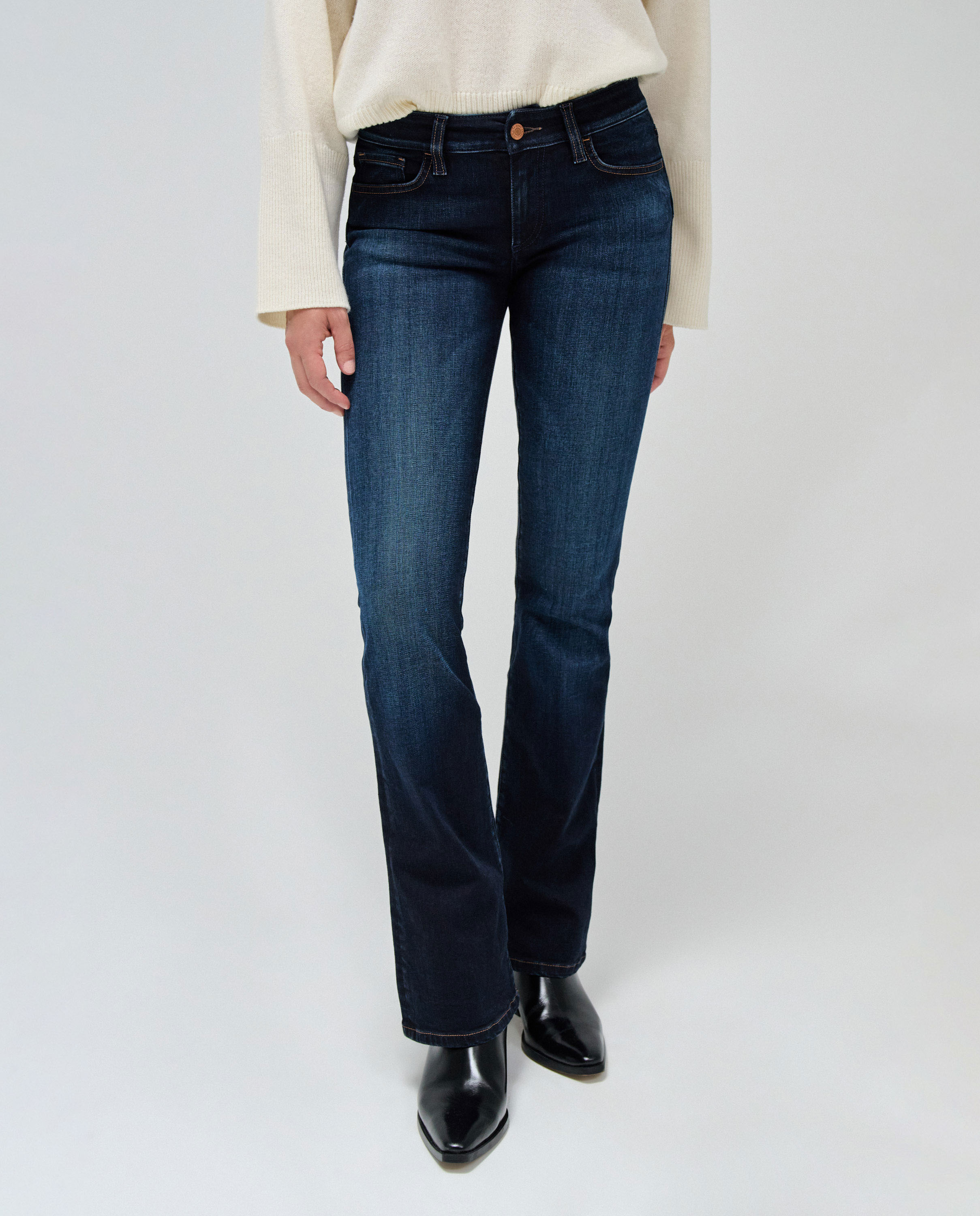 Vaquero de mujer Wonder push up bootcut de tiro bajo - Salsa Jeans - Azul Azul-5
