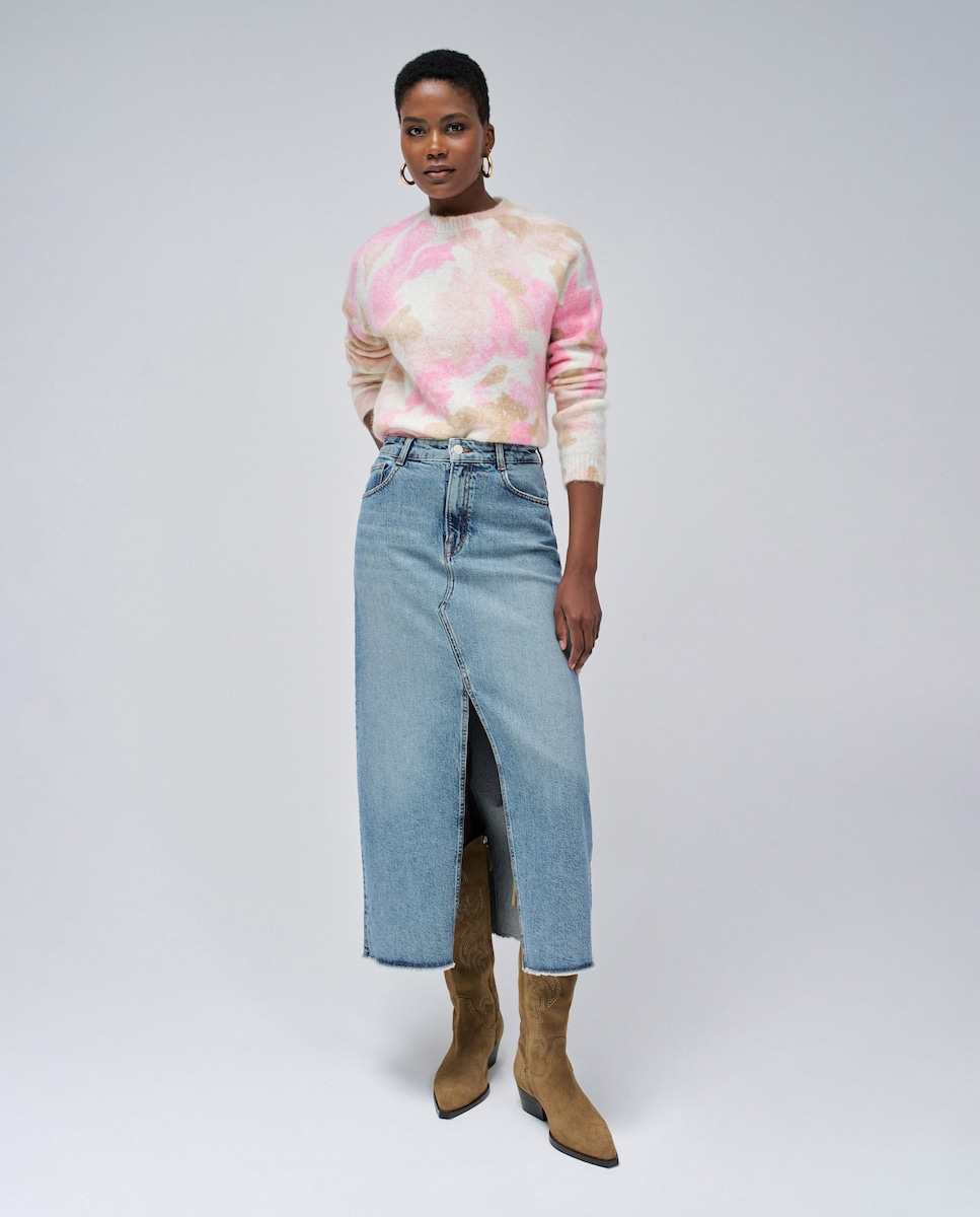 Faldas Midi Faldas Vaqueras Salsa El Corte Ingles El Corte Ingles