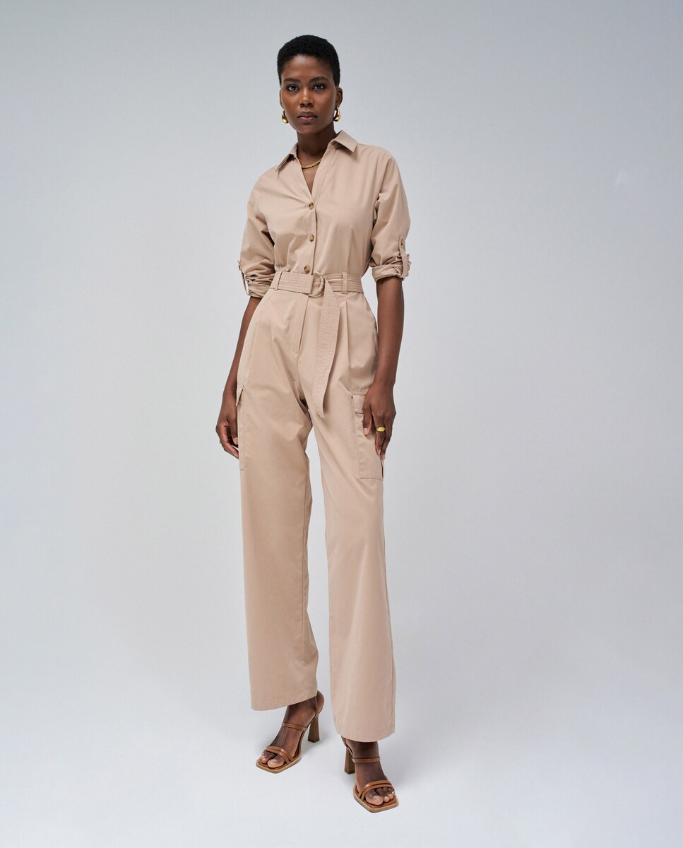 Mono de mujer cargo en color beige · Salsa Jeans · El Corte Inglés