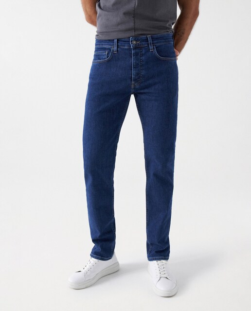 Imagen 0 de Vaquero de hombre slim en color azul oscuro
