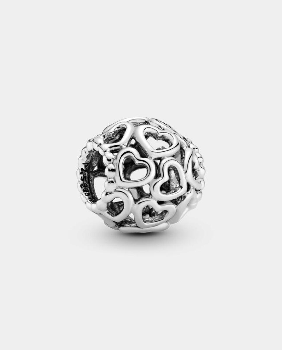 Charm en de ley abre tu corazón - PANDORA - Plata Plata-1