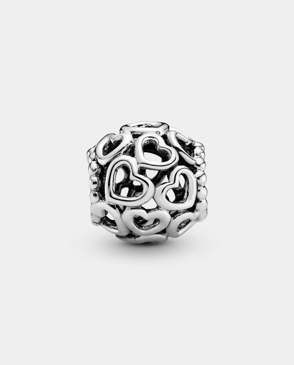 Charm en de ley abre tu corazón - PANDORA - Plata Plata-2