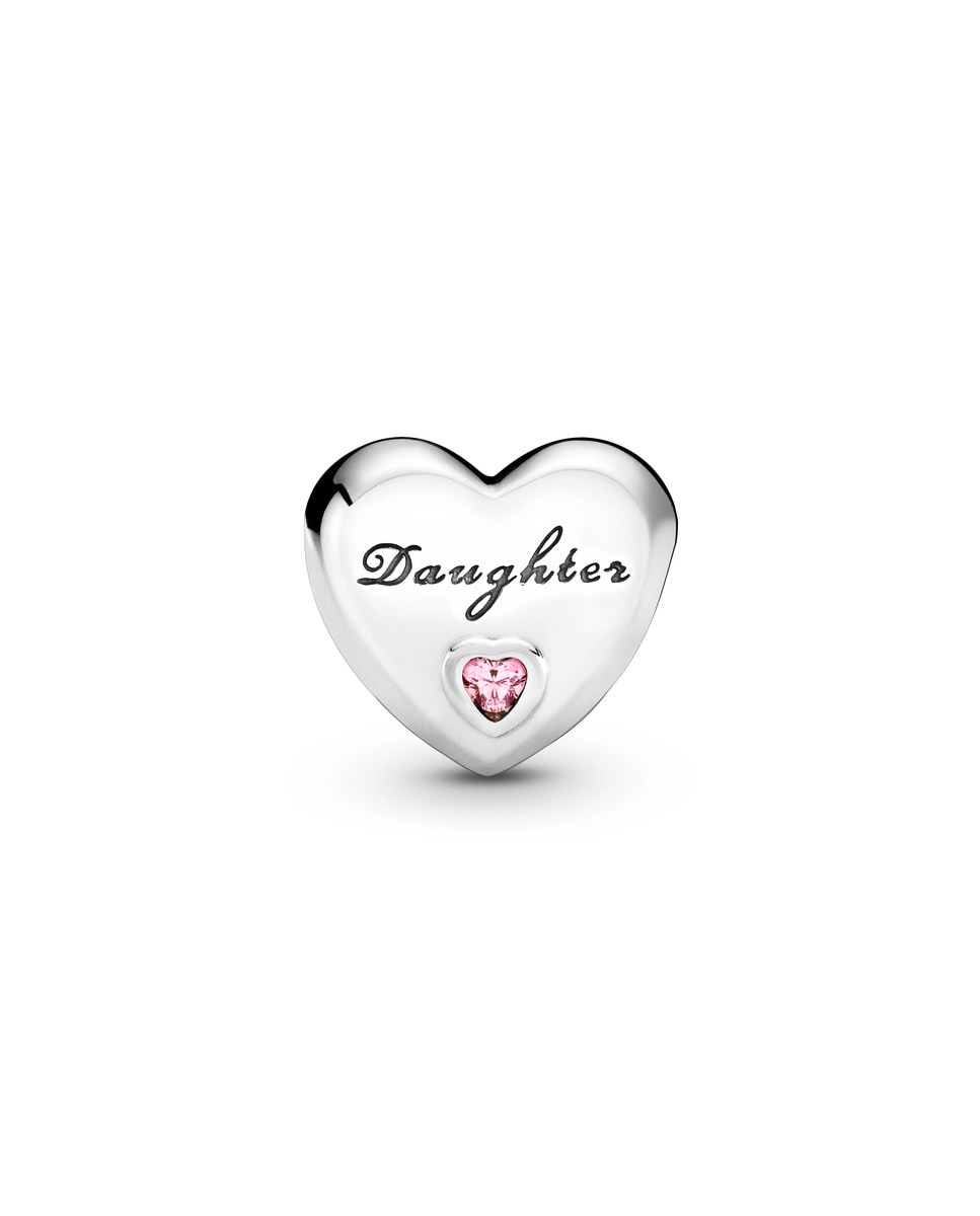 Charm Corazón de Hija Rosa-2