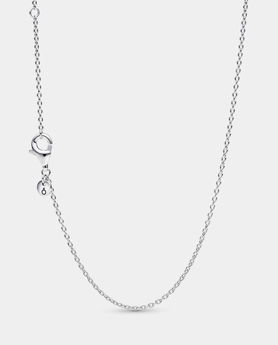 Collar cadena de cable clásico - PANDORA - Plata Plata-1
