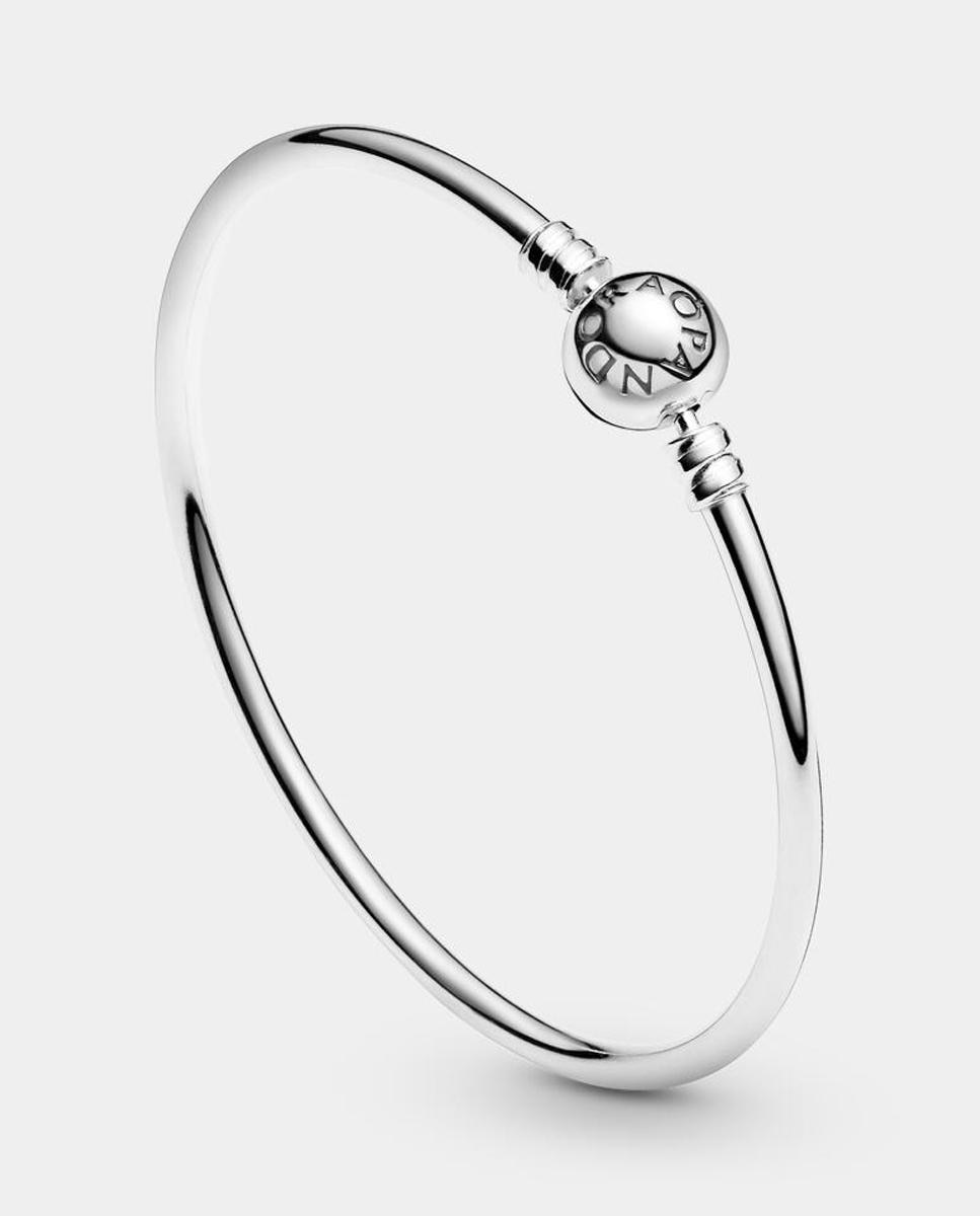 Pulsera Pandora rígida en de ley - Plata Plata-2