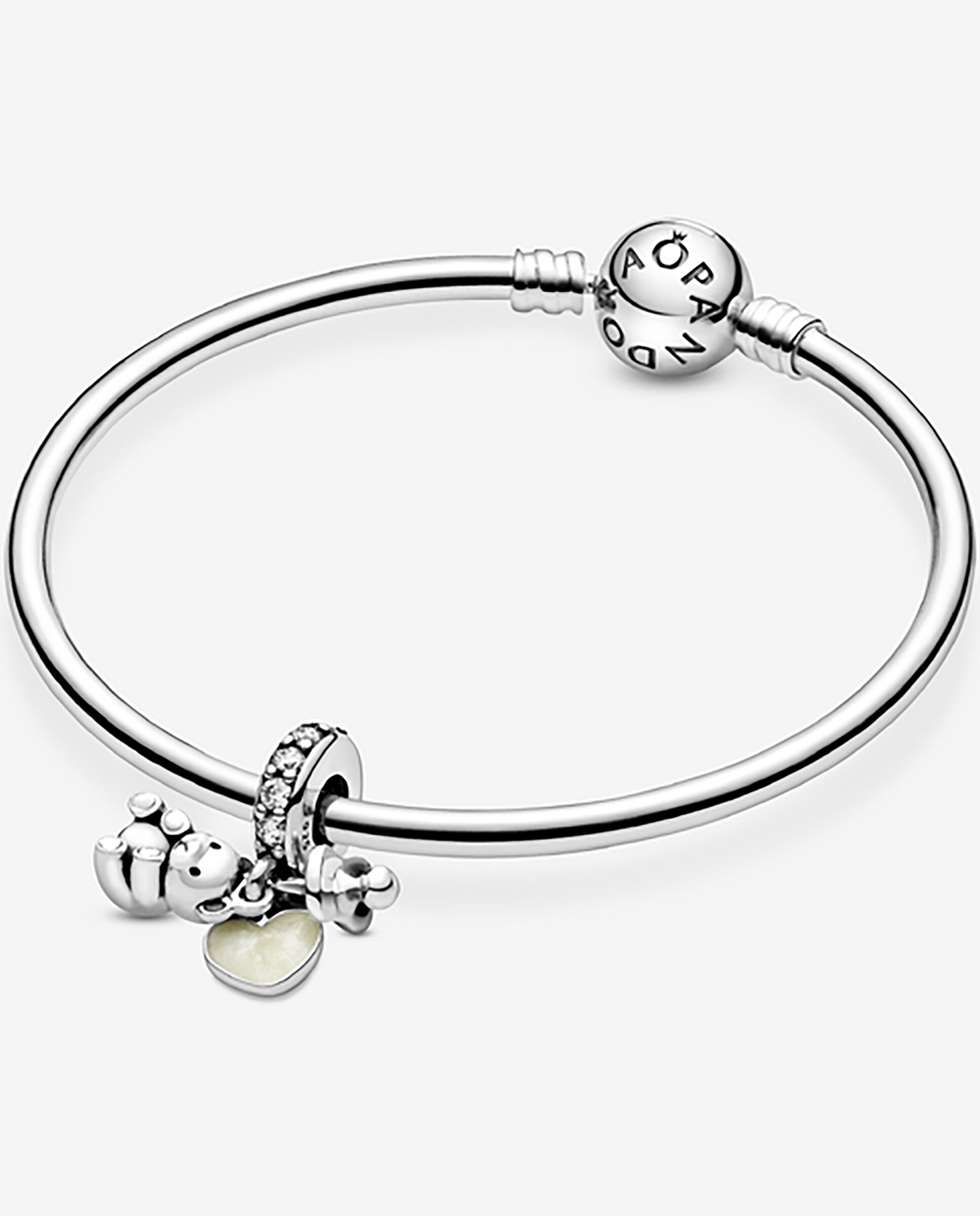 Charm colgante tesoros de bebé - PANDORA - Plata Plata-2