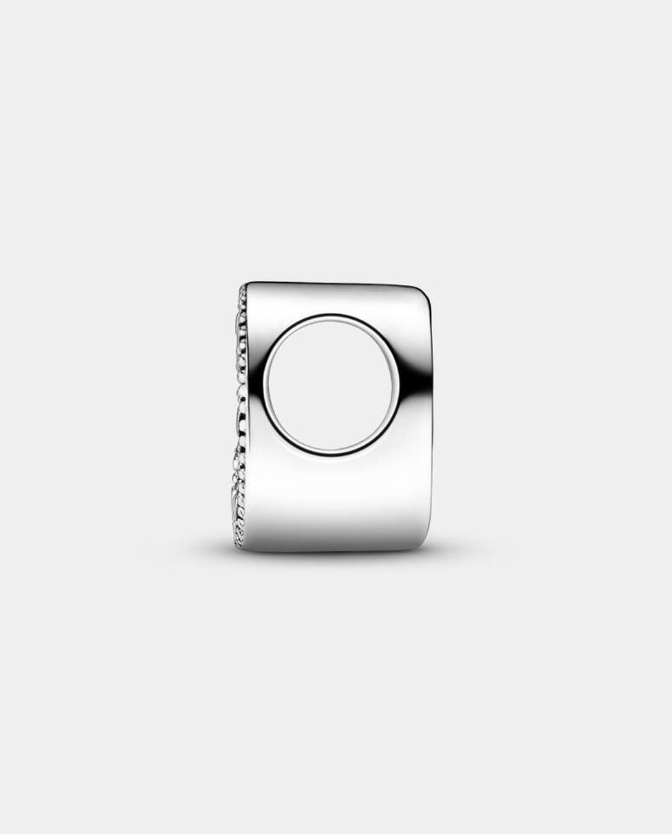 Charm en plata de ley letra b - PANDORA - Plata Plata-2