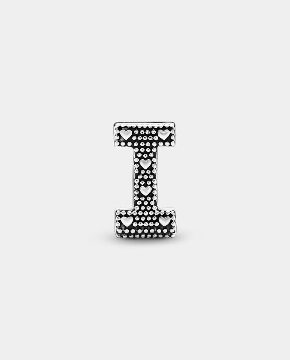 Charm en plata de ley letra i - PANDORA - Plata Plata-2