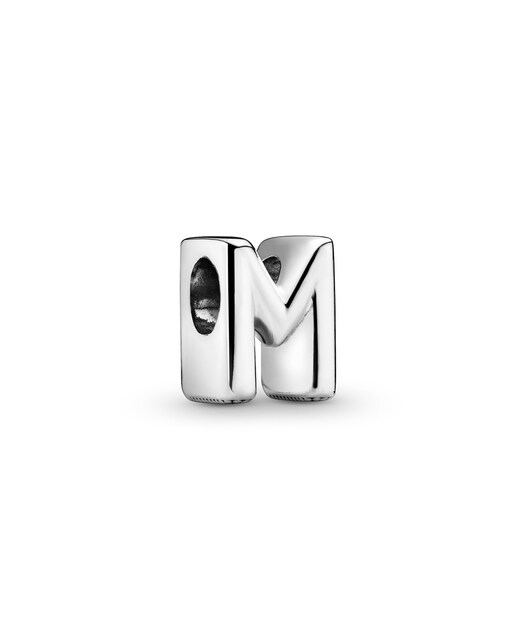 Imagen 0 de Charm en plata de ley Letra M