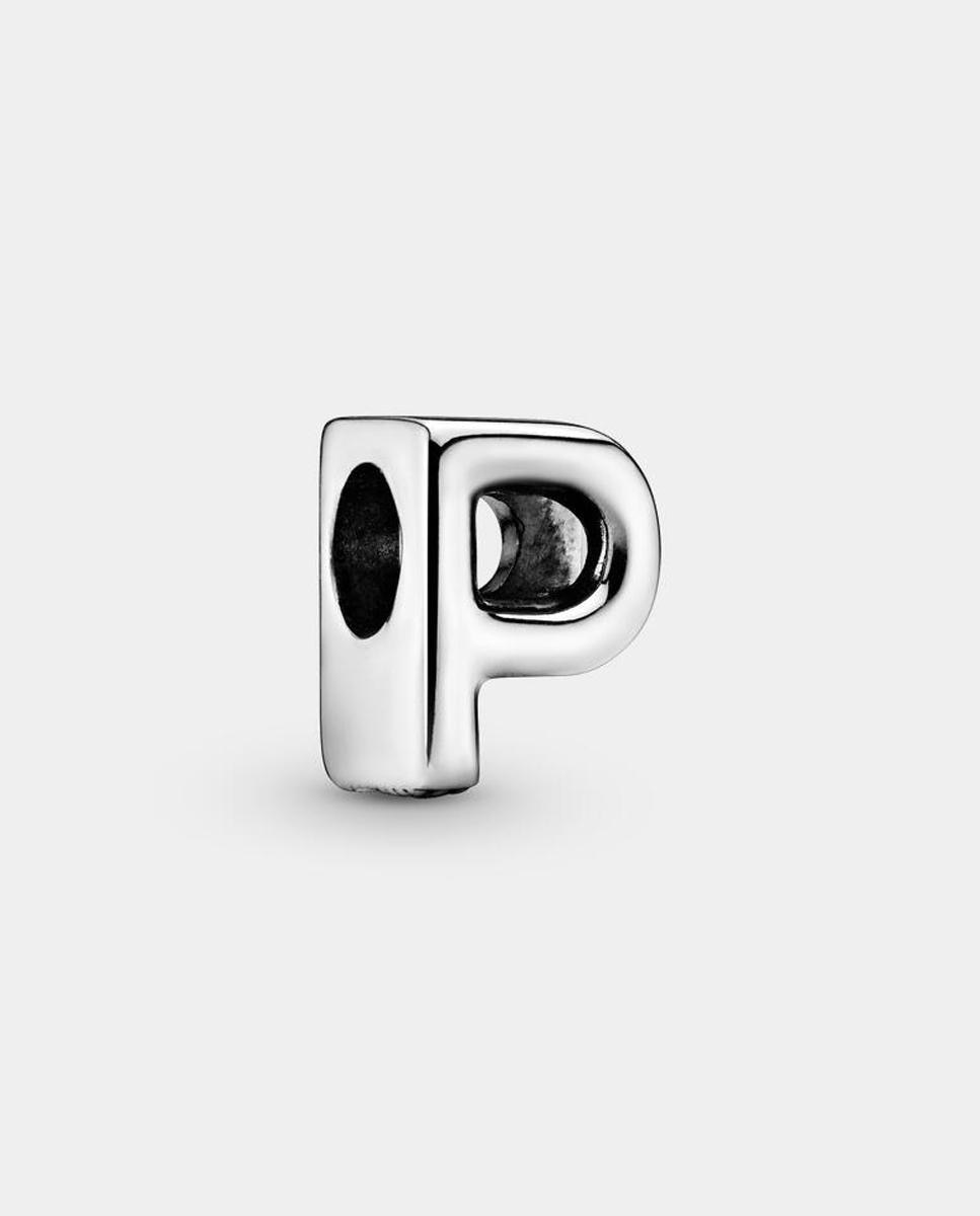 Imagen 0 de Charm en plata de ley letra p Plata