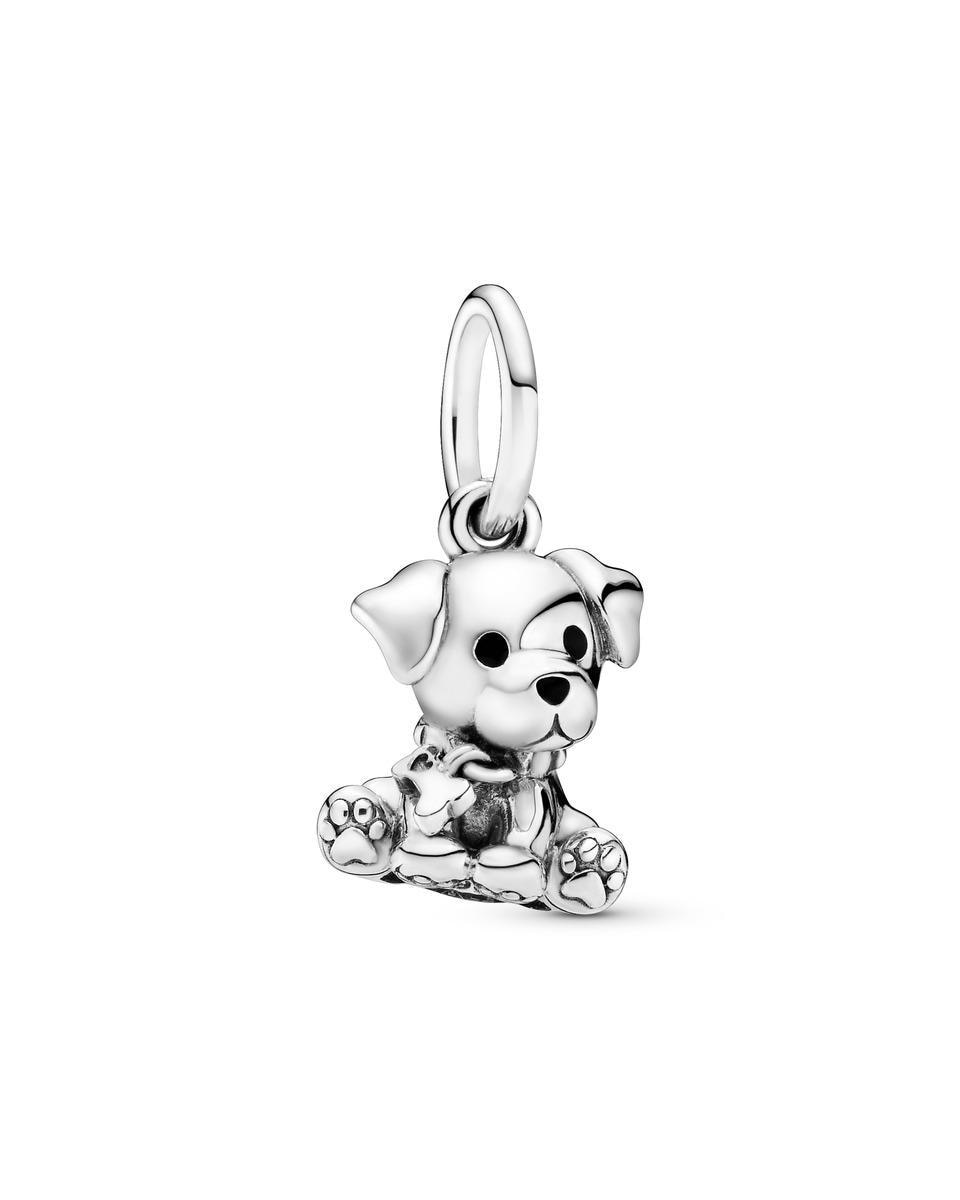 Charm colgante en plata de ley labrador - PANDORA - Negro Negro-1