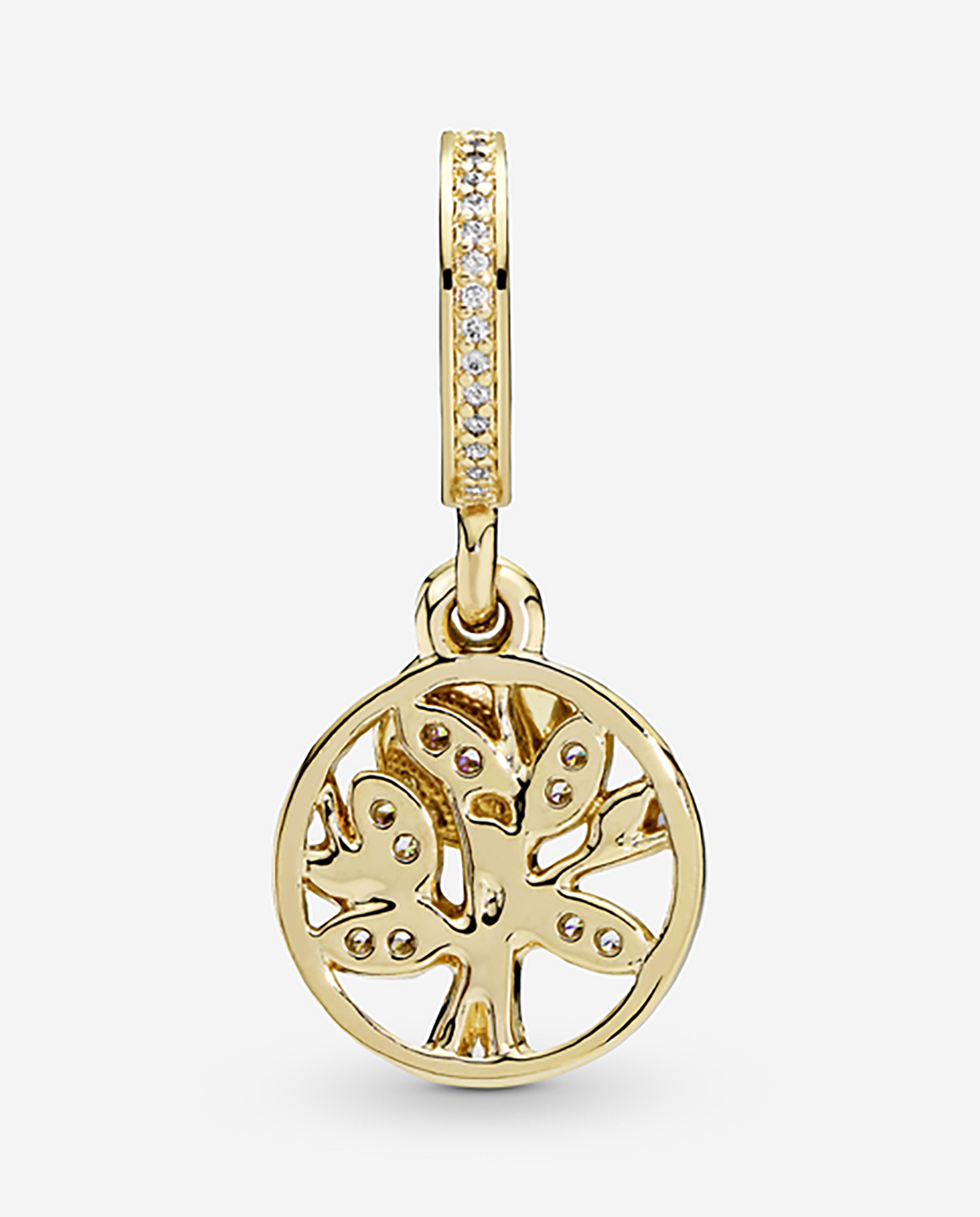 Charm colgante árbol genealógico brillante Blanco PANDORA Blanco-2