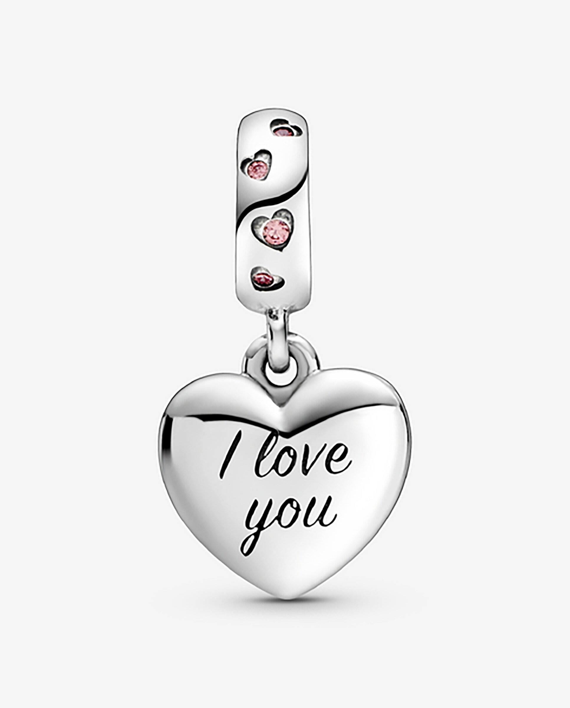 Charm colgante corazón mum - PANDORA - Rosa Rosa-2