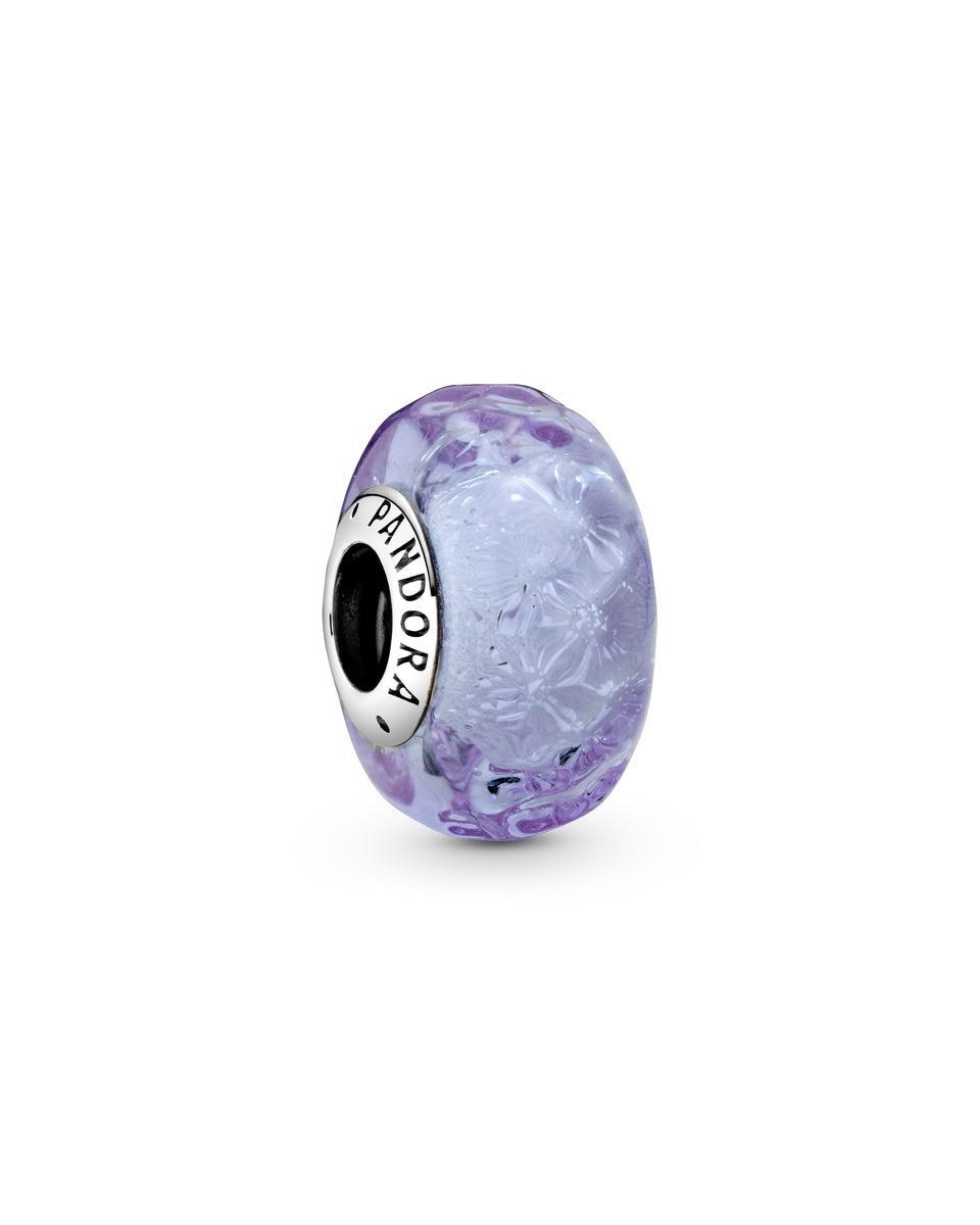 Imagen 1 de Charm de Cristal de Murano Lavanda - PANDORA - Morado Morado