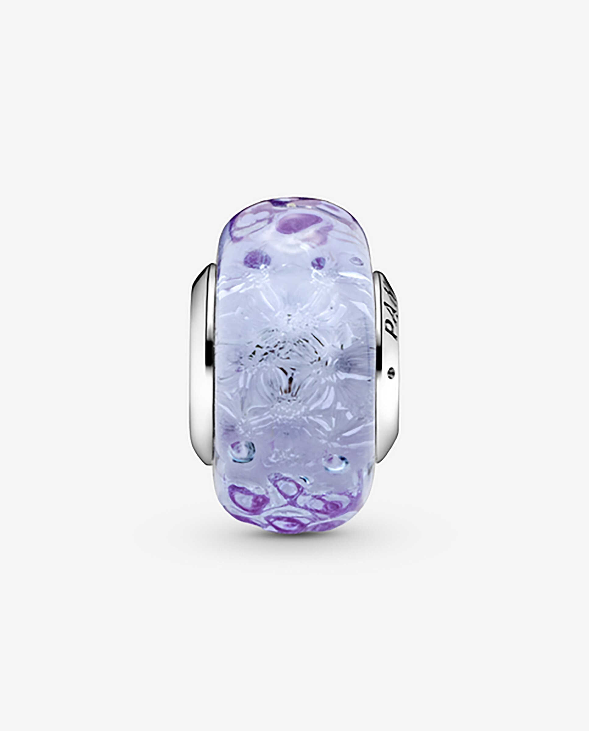 Imagen 2 de Charm de Cristal de Murano Lavanda - PANDORA - Morado Morado
