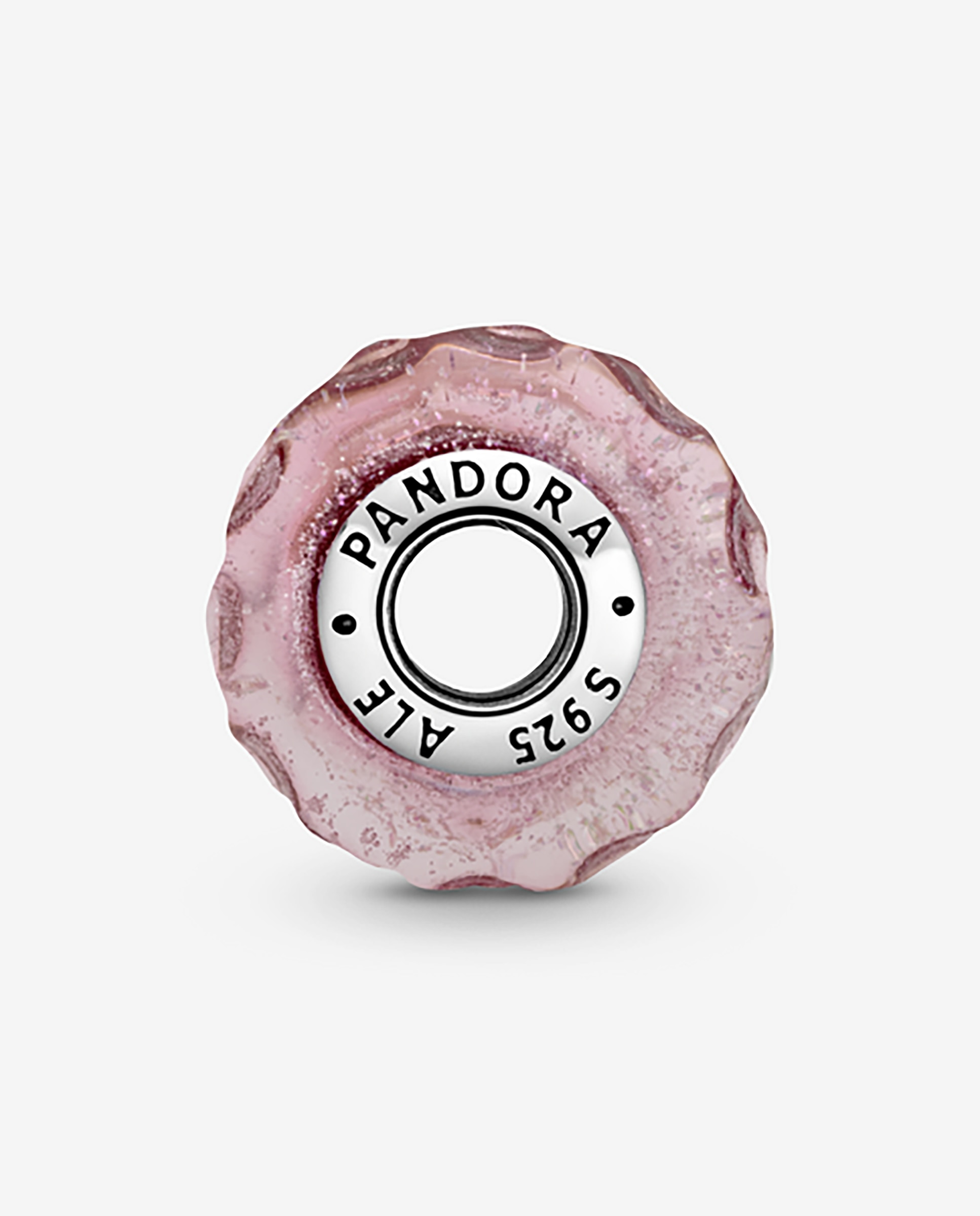 Charm de Cristal de Murano Rosa Fantasía Ondulado Rosa PANDORA · El ...