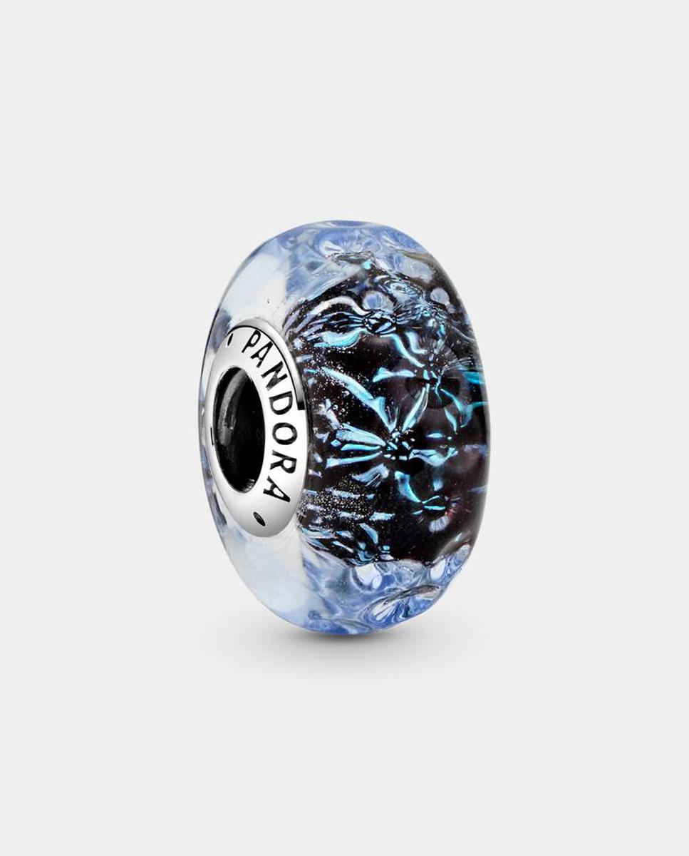 Charm cristal de murano azul oscuro - PANDORA - Azul Azul-1