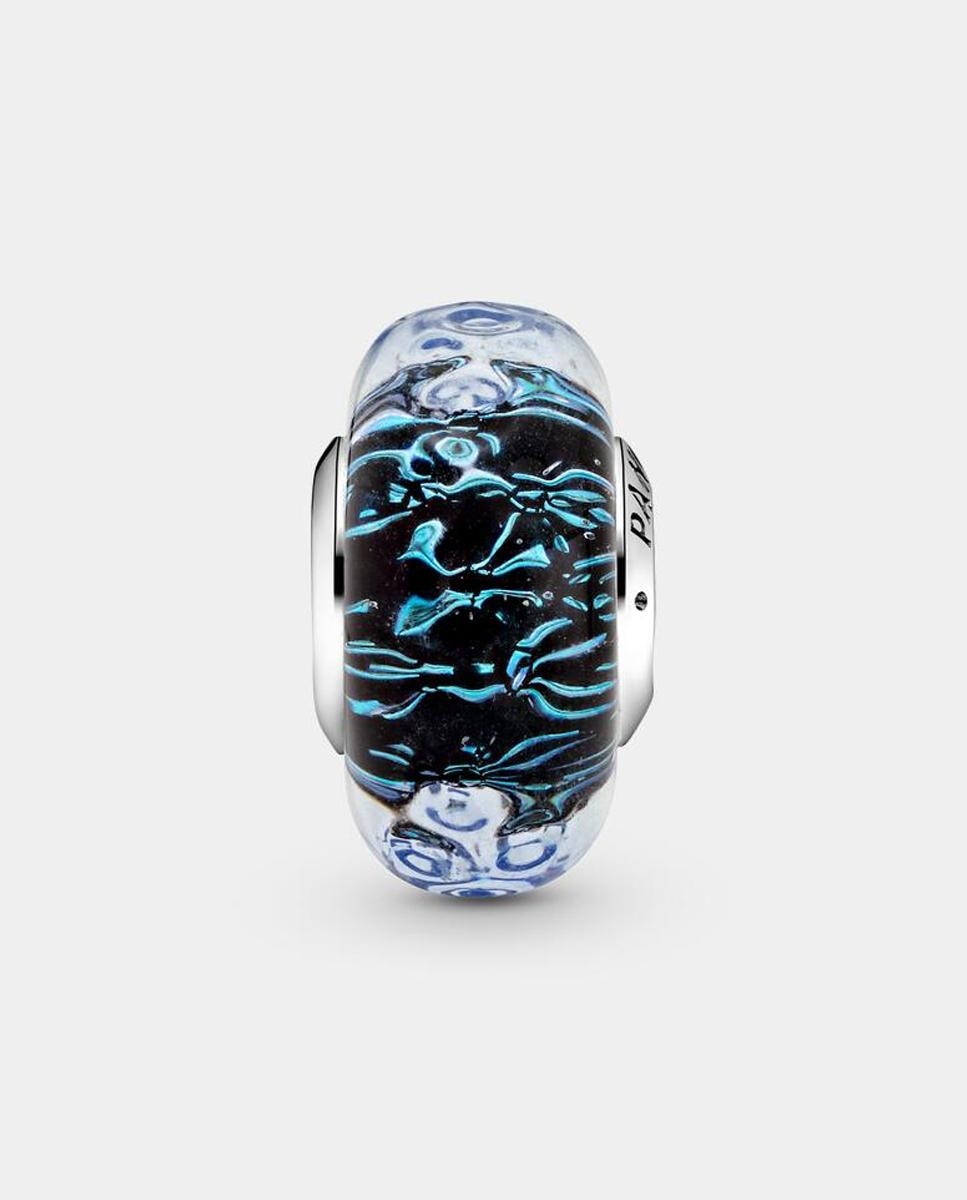 Charm cristal de murano azul oscuro - PANDORA - Azul Azul-2