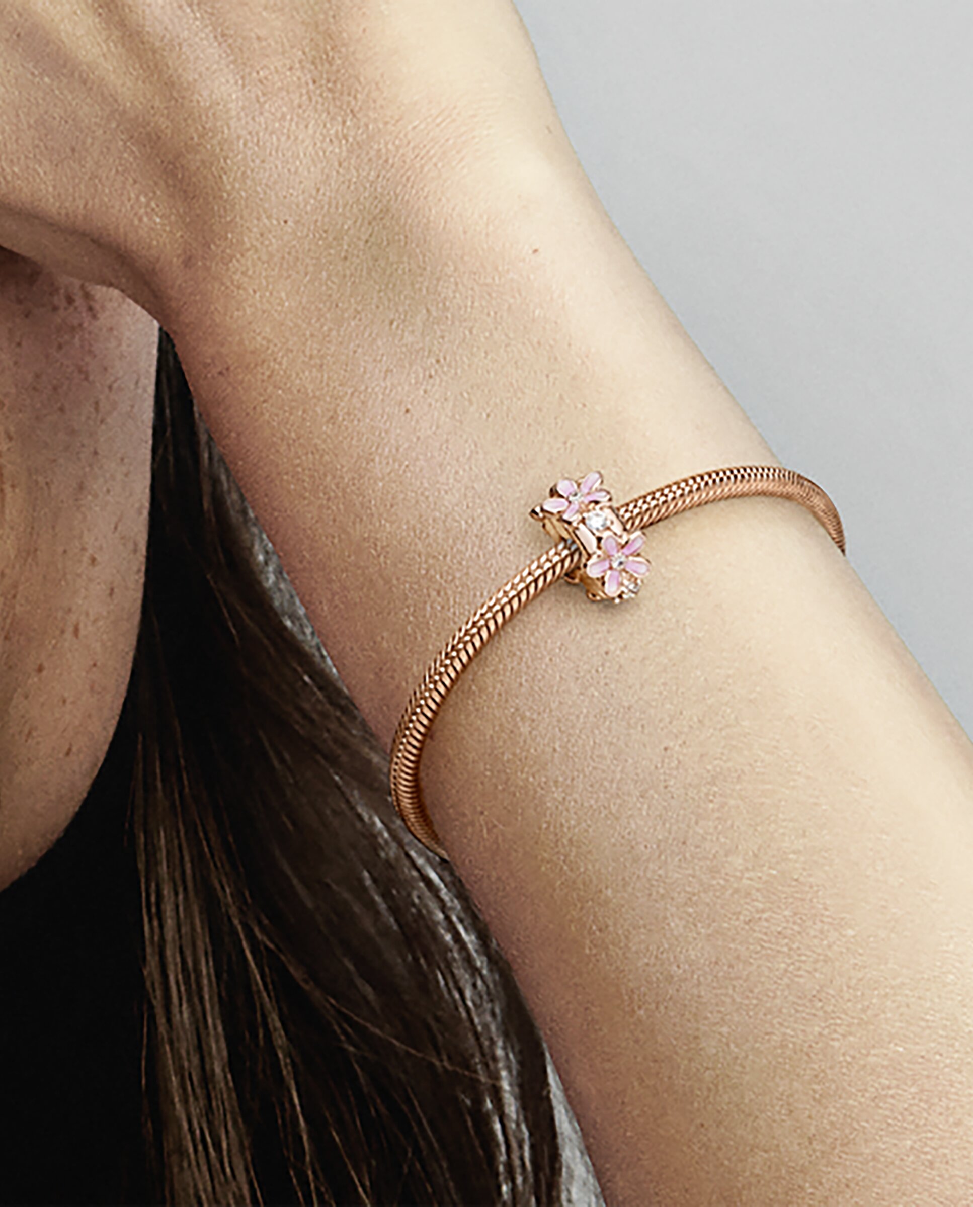Clip Separador Margarita - PANDORA - Rosa Rosa-3