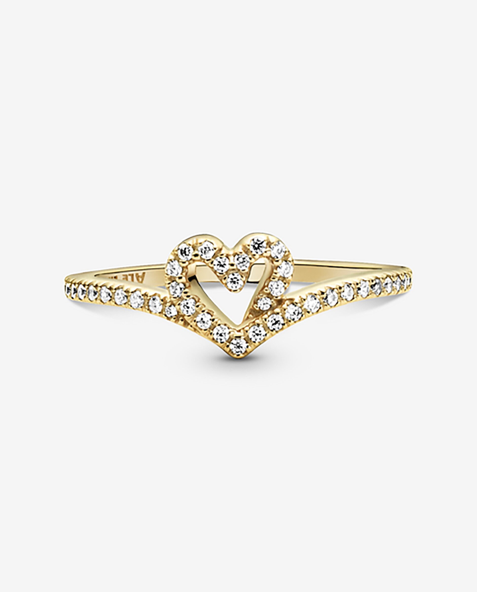 Imagen 2 de Anillo corazón deseo brillante - PANDORA - Blanco Blanco