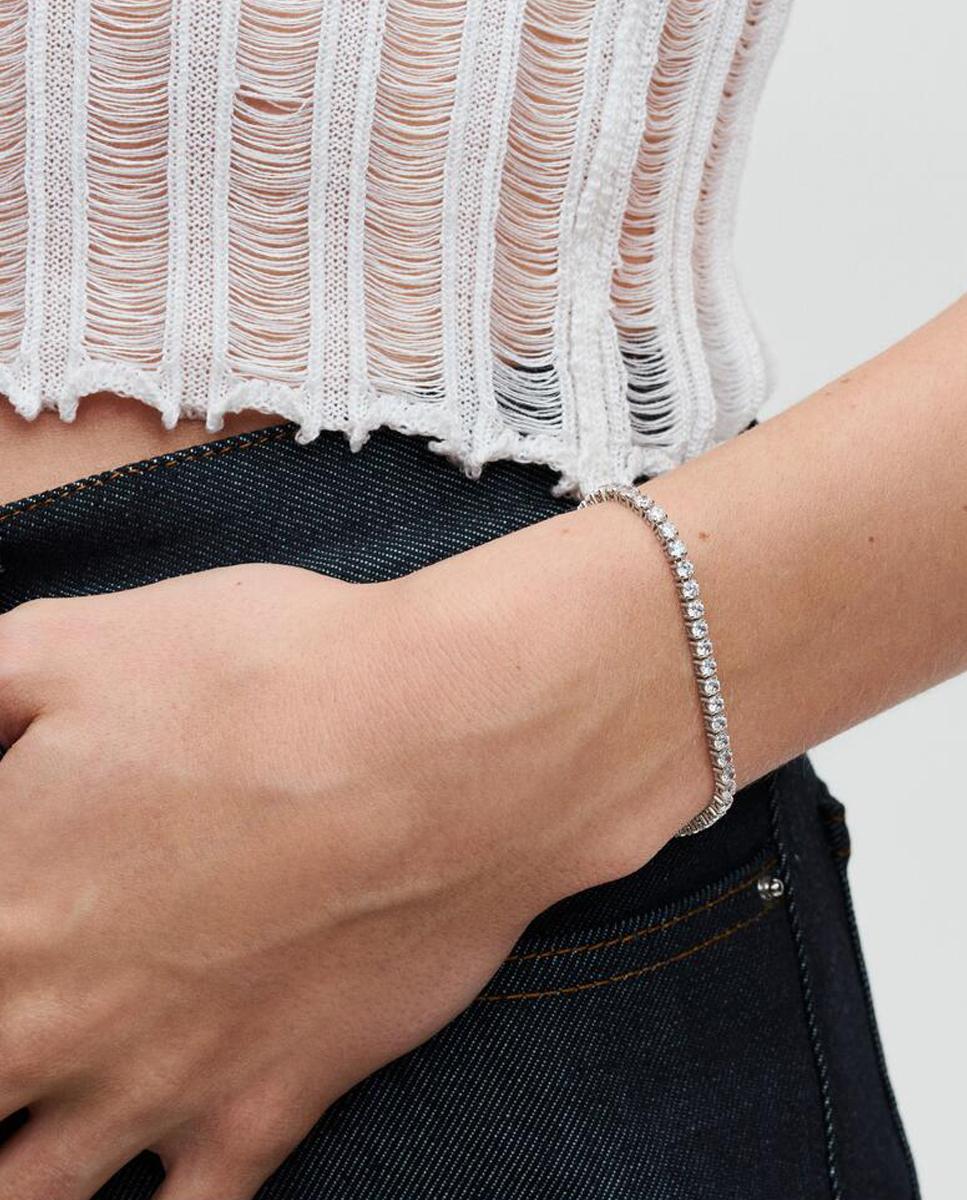 Imagen 3 de Pulsera tennis brillante - PANDORA - Blanco Blanco
