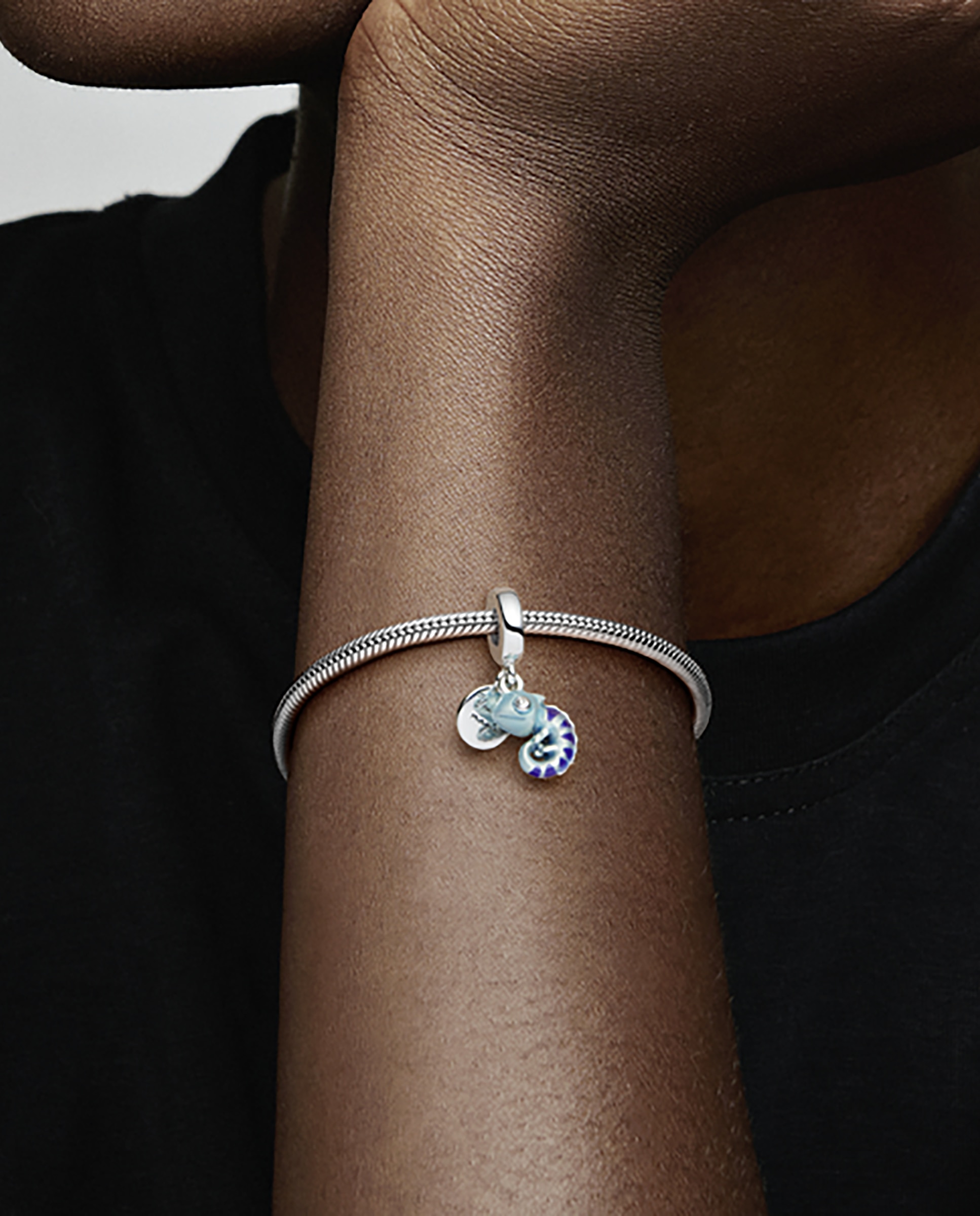 Charm colgante camaleón que cambia de color - PANDORA - Azul Azul-4