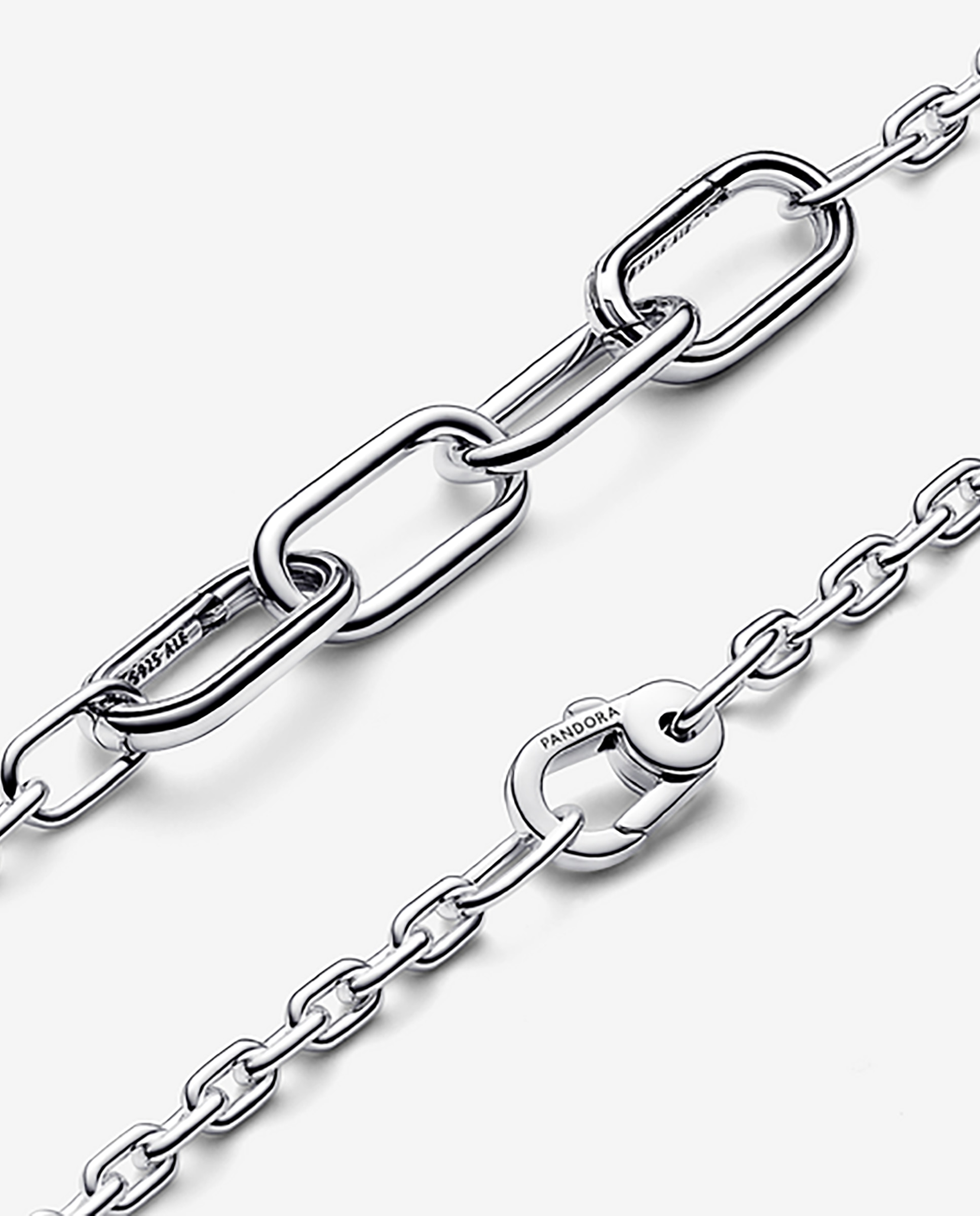 Pulsera de Cadena de Eslabones Link Extra Pequeños Pandora ME - Plata Plata-2