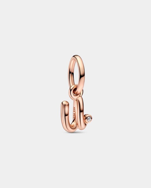 Imagen 0 de Charm Colgante Letra Minúscula u del Alfabeto