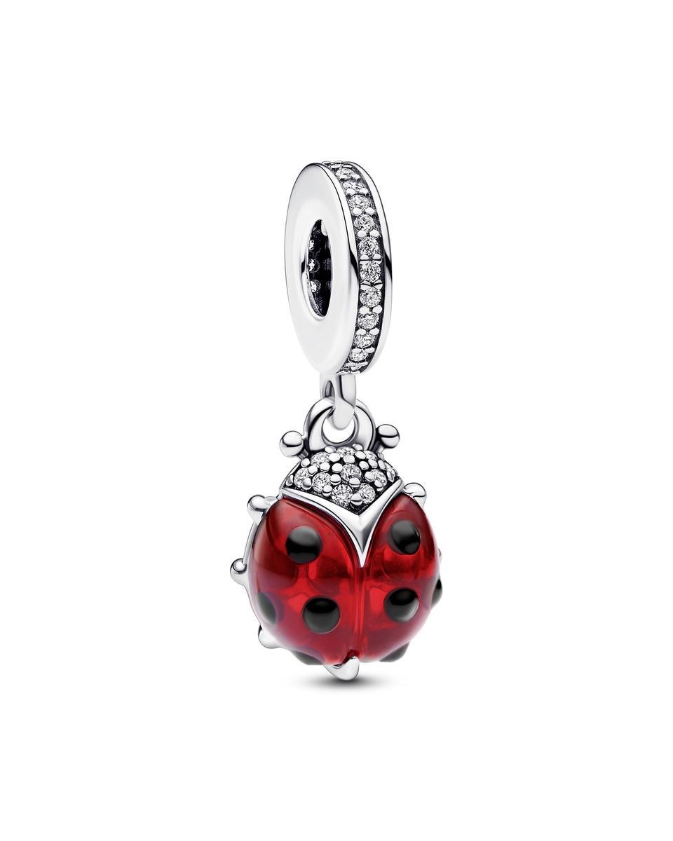 Charm Colgante Mariquita Roja - PANDORA - Rojo Rojo-1