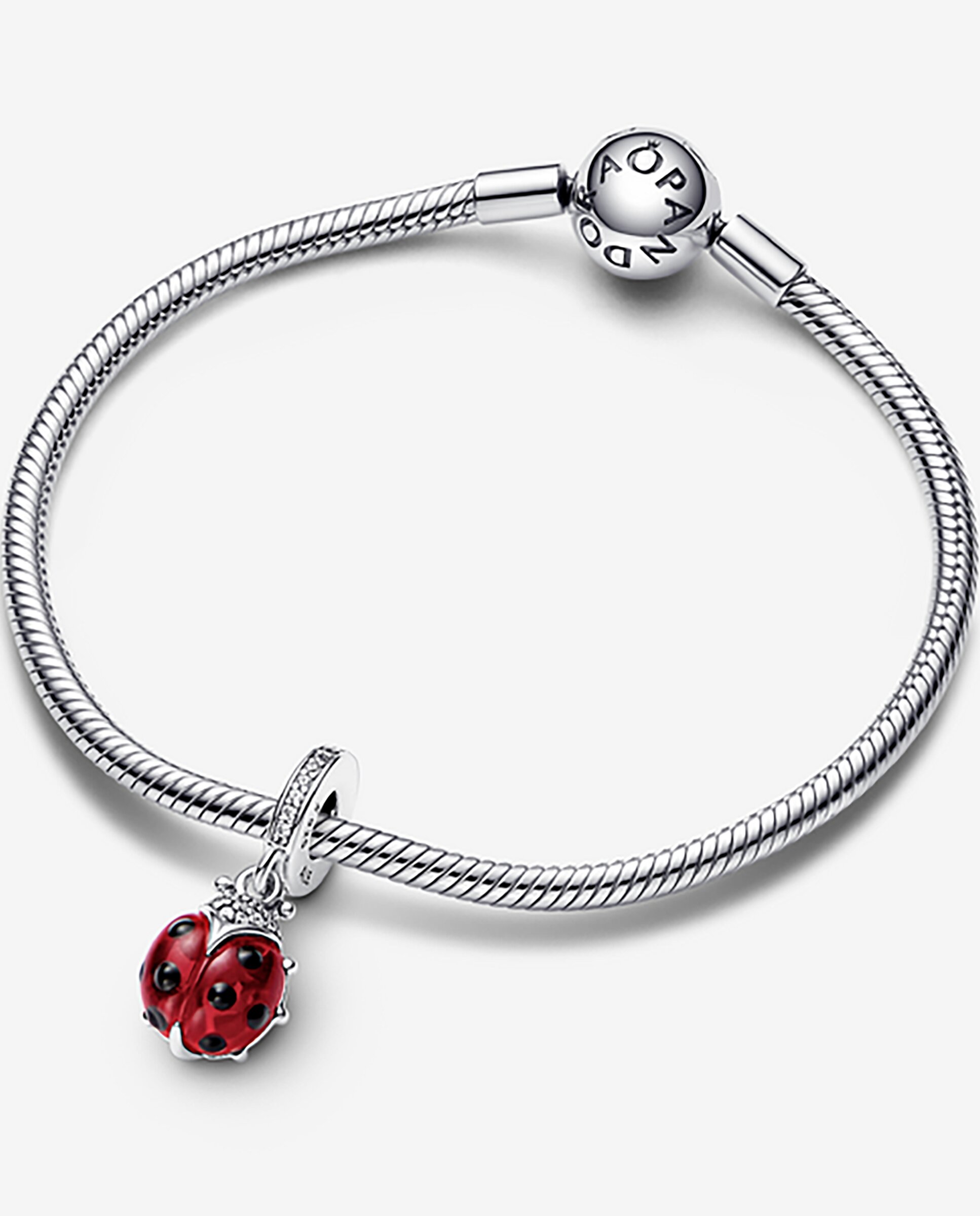 Charm Colgante Mariquita Roja - PANDORA - Rojo Rojo-2