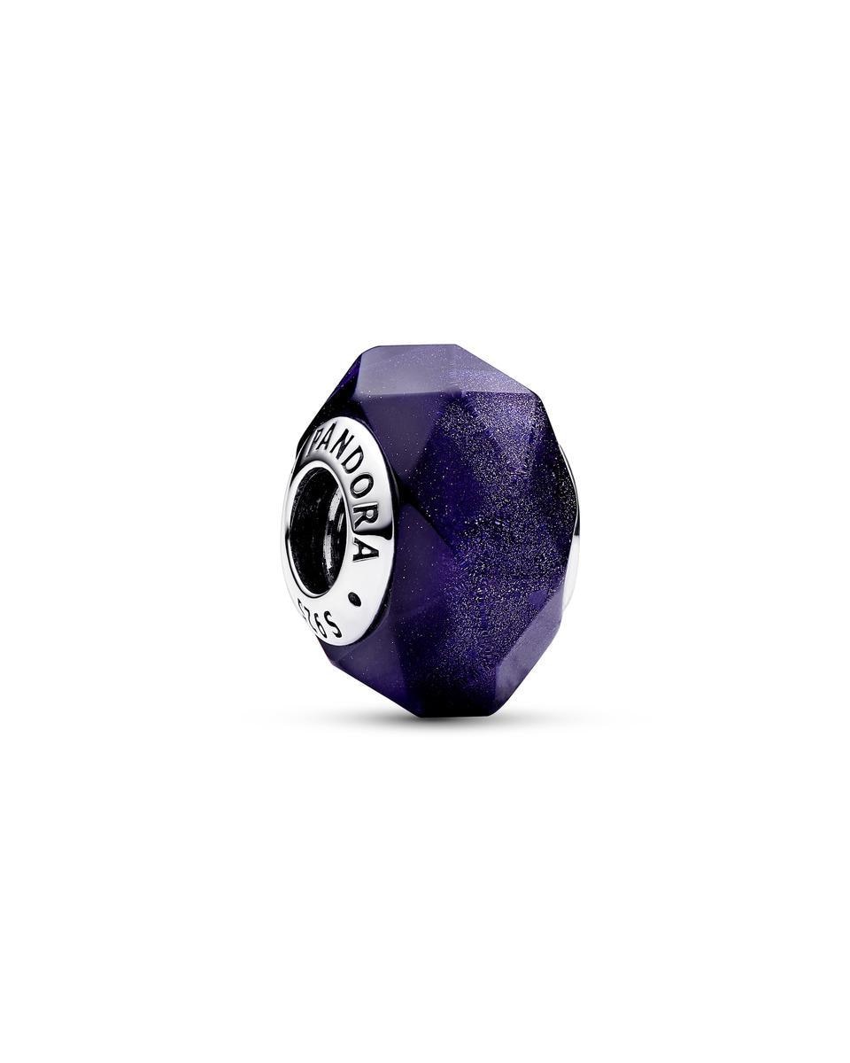 Imagen 1 de Charm de cristal de murano azul facetado - PANDORA - Azul Azul