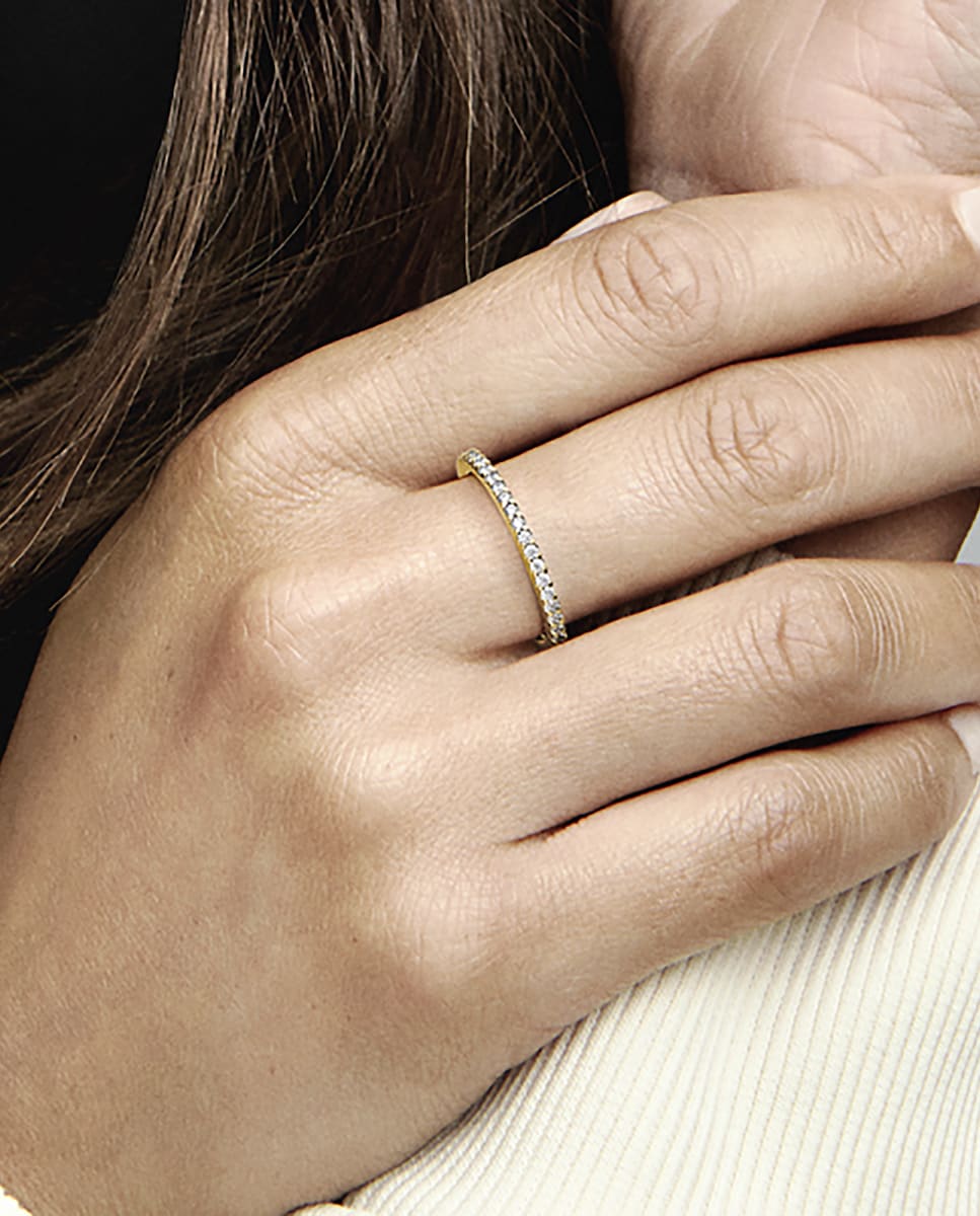 Joyería Corte Ingles Pandora Anillos Anillo En Plata De Ley Banda