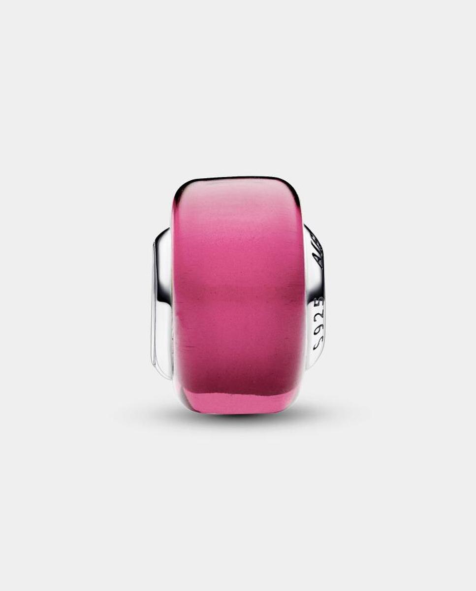 Charm mini cristal de murano - PANDORA - Rosa Rosa-2