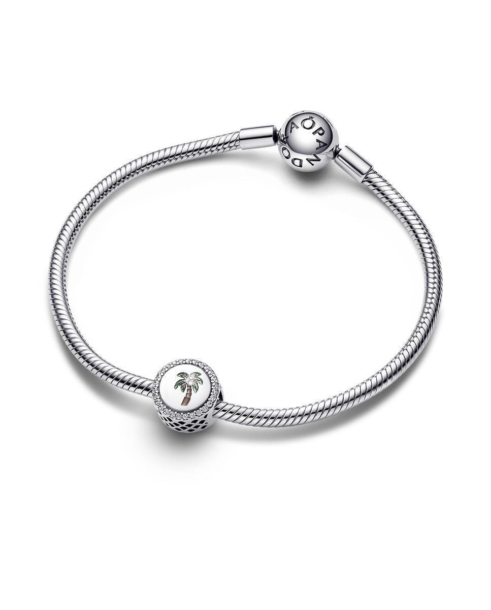 Imagen 2 de Charm palmera grabable - PANDORA - Verde Verde