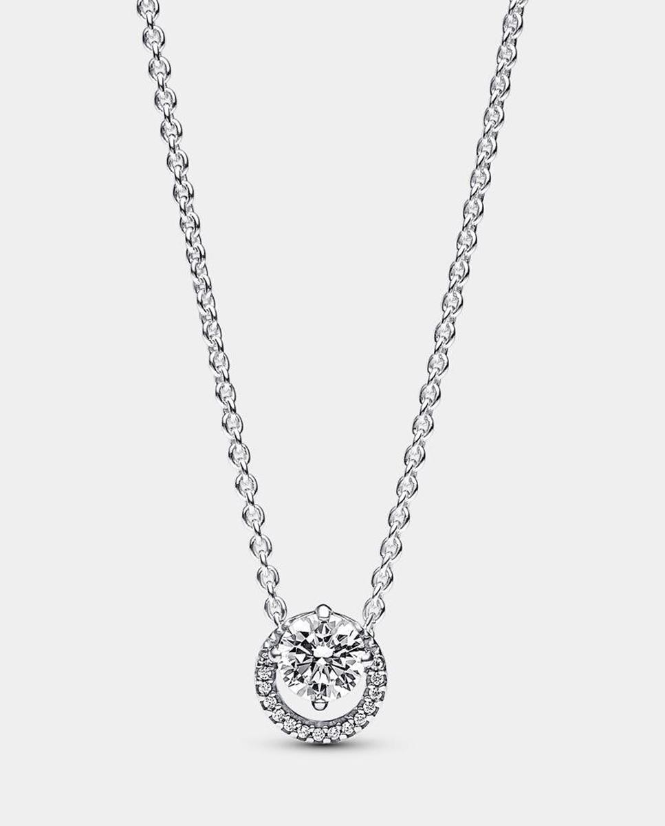 Collar halo redondo brillante - PANDORA - Blanco Blanco-1