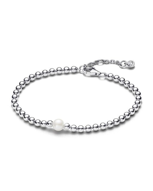 Imagen 0 de Pulsera Cuentas y Perlas Cultivadas de Agua Dulce  