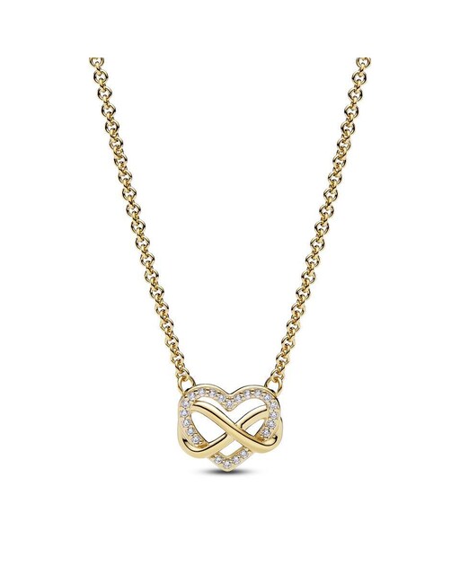 Imagen 0 de Collar Corazón Infinito Brillante