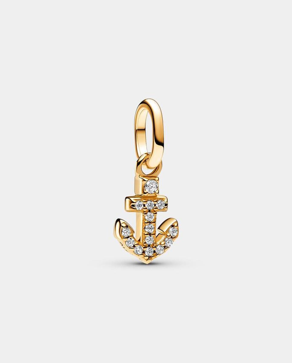 Imagen 1 de Charm mini colgante pandora me ancla - Blanco Blanco