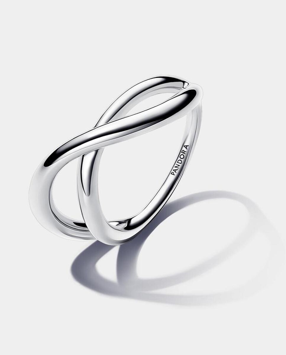 Anillo en plata de ley Infinito Forma Orgánica 10/50 Plata