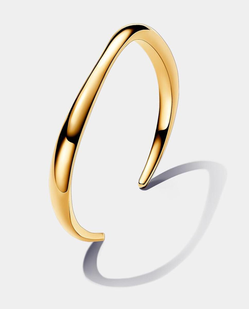 Imagen 1 de Pulsera rígida abierta forma orgánica - Oro Oro