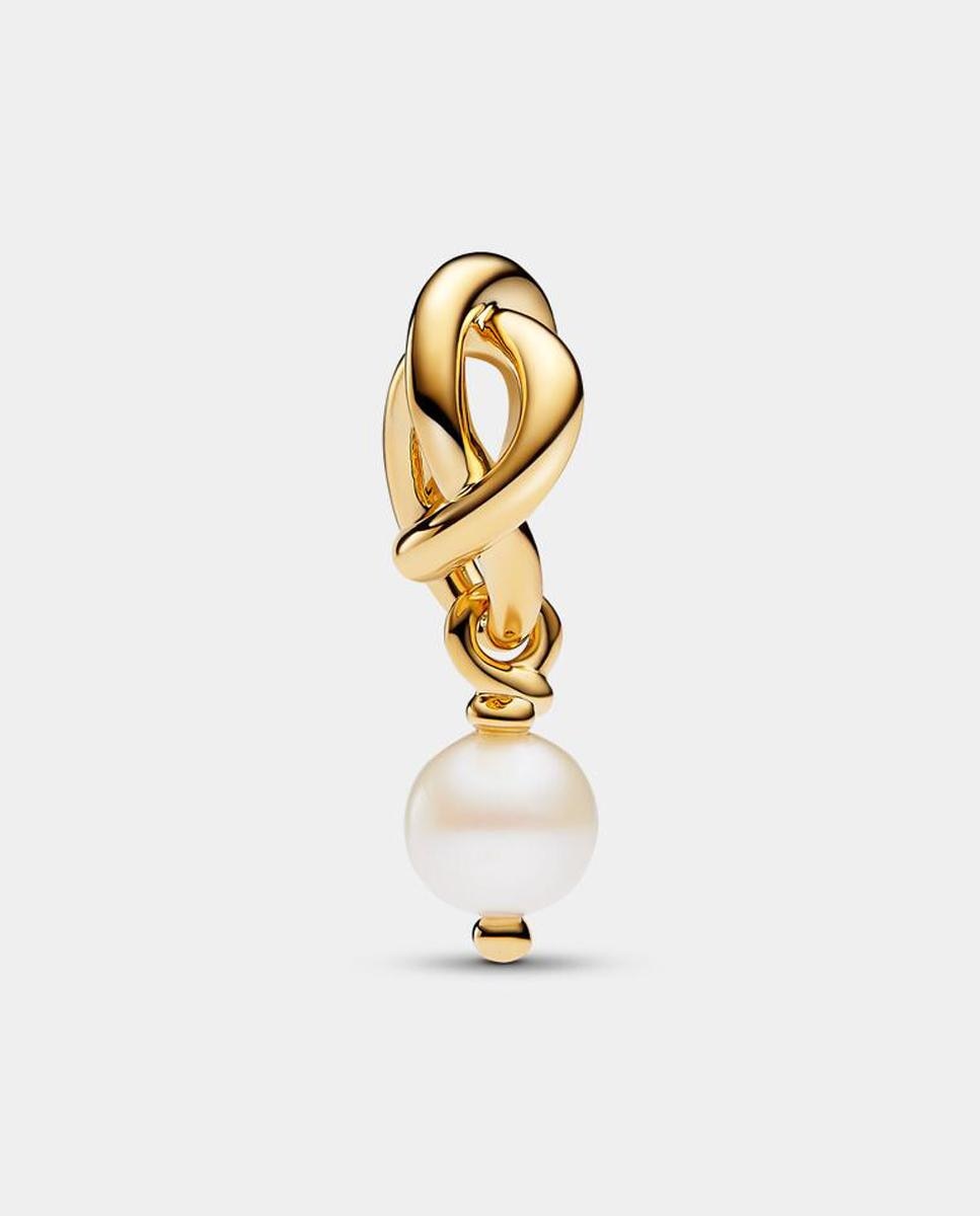 Charm colgante círculo eternity perla cultivada de agua dulce - PANDORA - Blanco Blanco-2