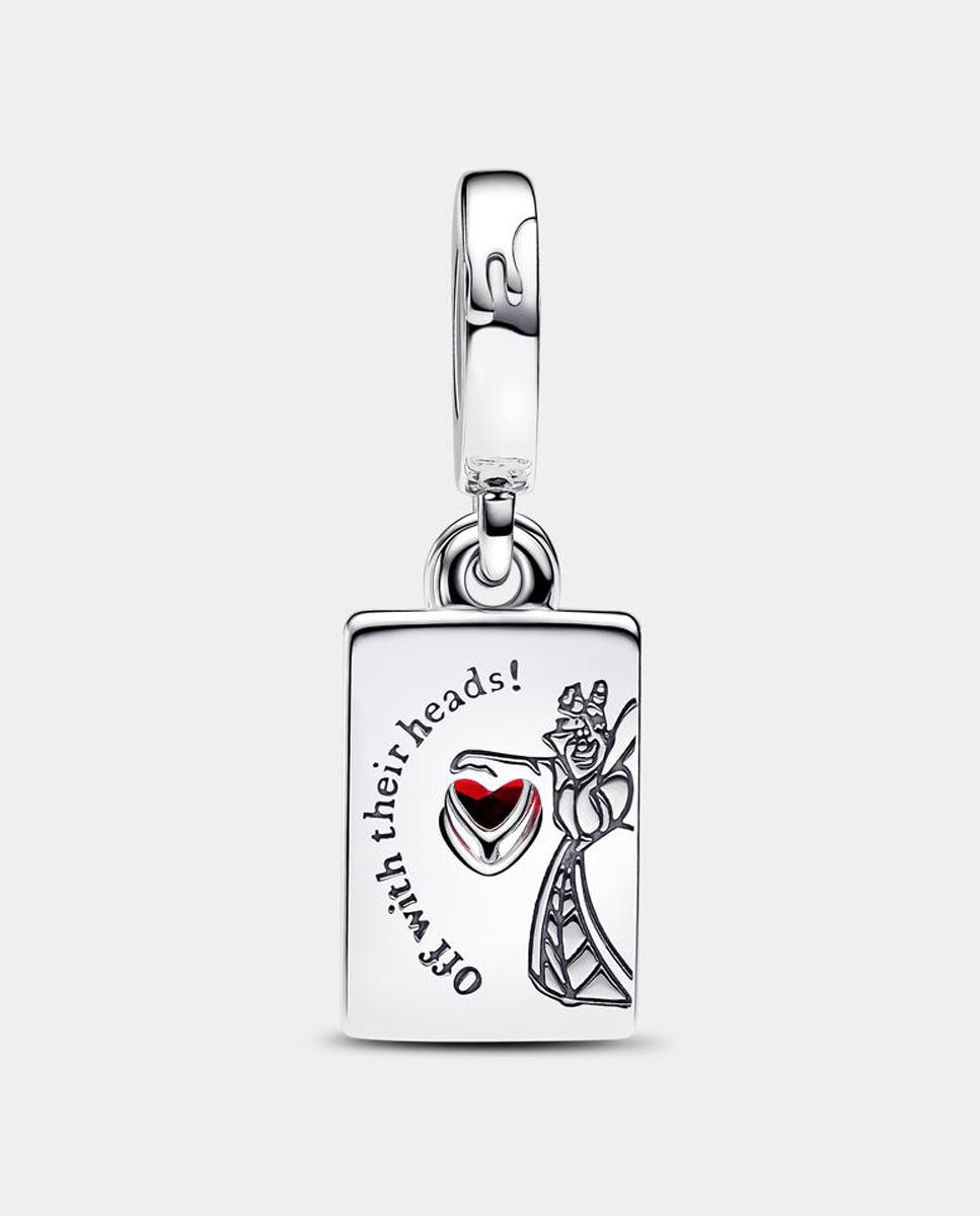 Imagen 2 de Charm colgante doble reina de corazones villanos de disney - Rojo Rojo