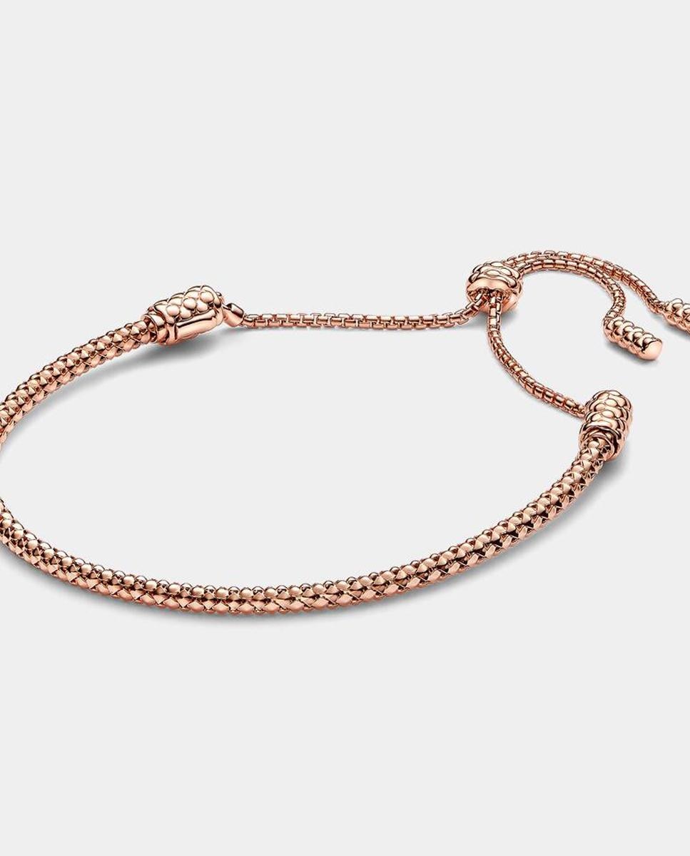 Pulsera pandora moments cadena con tachuelas deslizante - Oro Oro-1