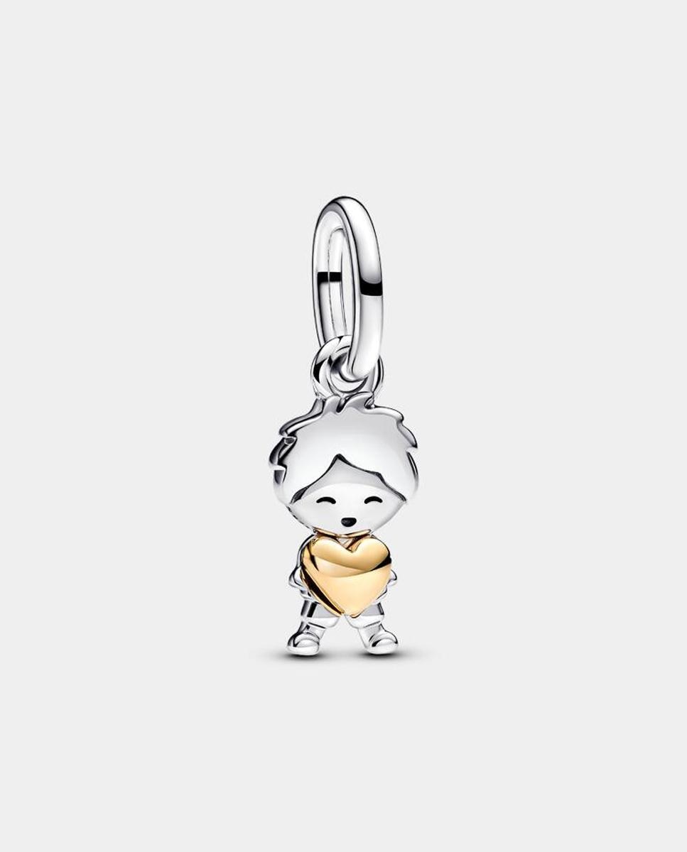 Charm colgante niño feliz - PANDORA - Plata Plata-1