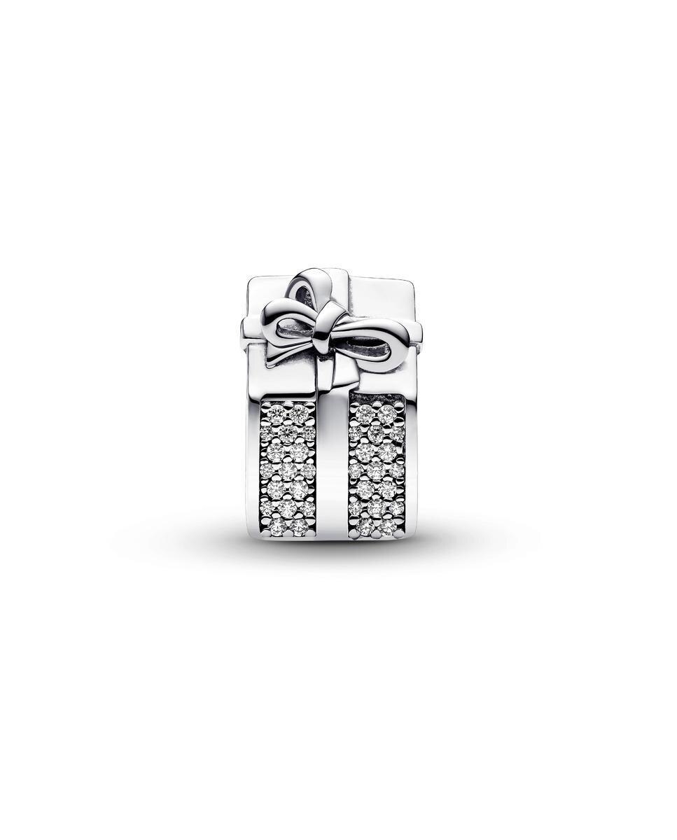 Charm en plata de ley caja regalo brillante - PANDORA - Rojo Rojo-1