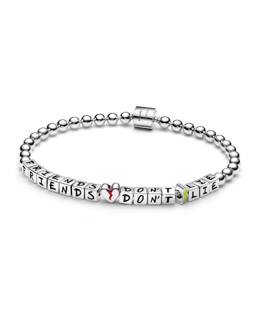 Imagen 0 de Pulsera en plata de ley Amistad de Stranger Things