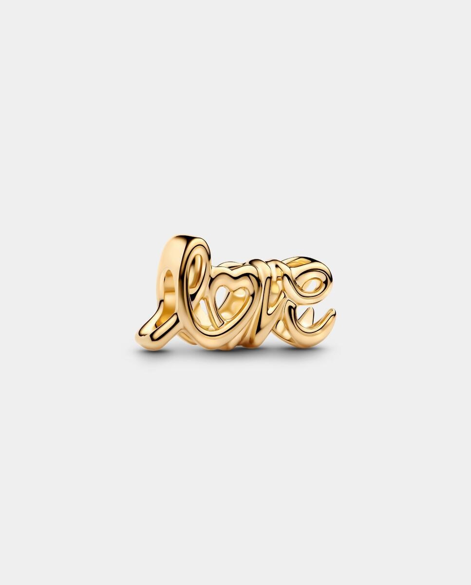 Imagen 4 de Charm love escrito a mano - PANDORA - Oro Oro