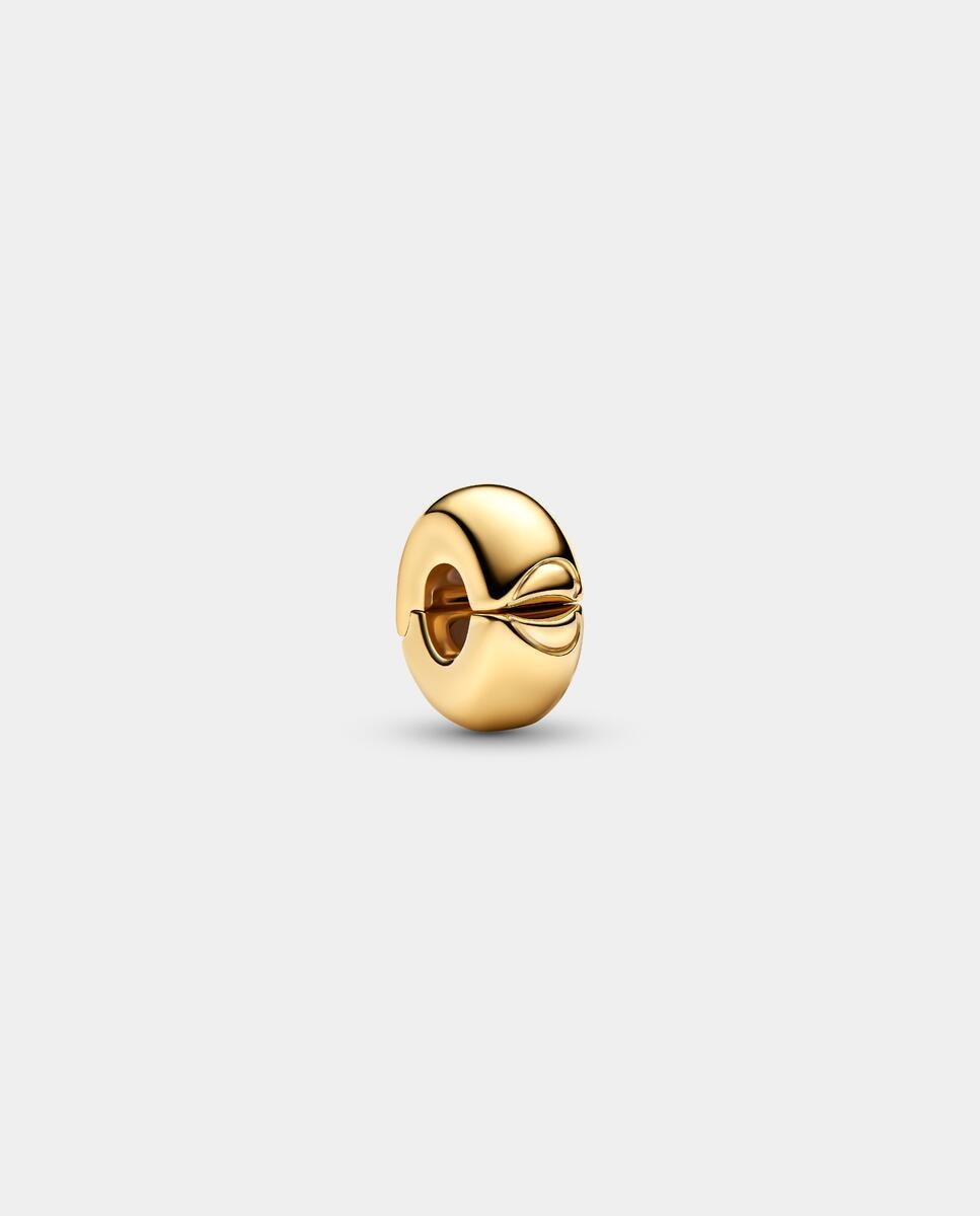 Imagen 4 de Charm de clip redondo - PANDORA - Oro Oro
