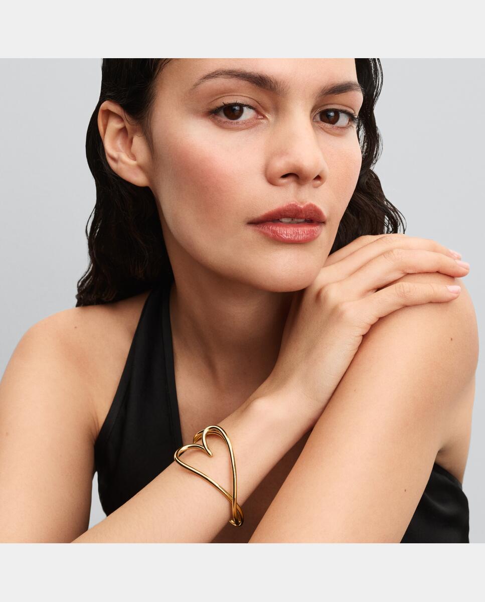 Imagen 2 de Pulsera rígida corazón forma orgánica - PANDORA - Oro Oro