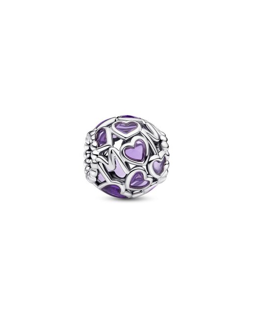 Imagen 0 de Charm en plata de ley Mama y Corazones de Filigrana